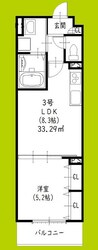 クリエオーレ南新町の物件間取画像